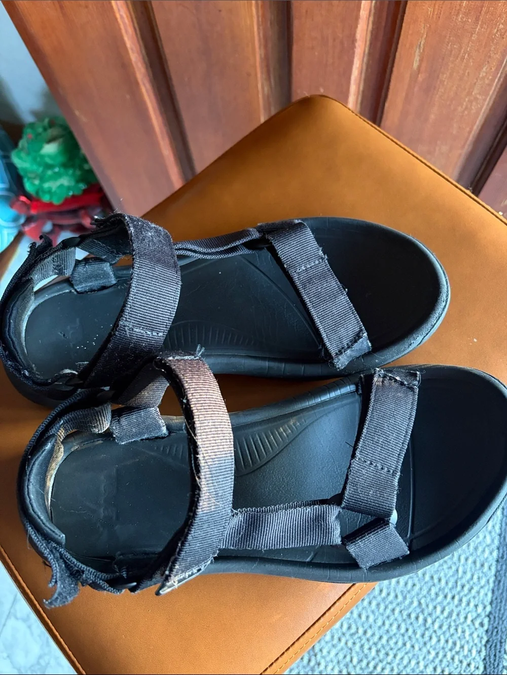 Teva Hurricane Black Men's Adjustable Strap Sandals